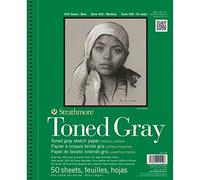 Spirale di Strathmore tonica Sketch Book 5,5 "X8.5" grigio-50 fogli