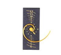 Spirals Fibonaccis - Reloj de pared rectangular que combina estética matemática y estilos modernos para decoración