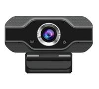 Spire Webcam 720P HD - con Micrófono - Negro - Conexión USB - Plug & Play - Lente de Enfoque Automático - Ajustable - para Windows, Mac y Android