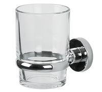 Spirella 1.006.426 Atlantic - Vaso con Soporte de Pared, Cromado