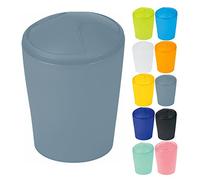 Spirella 10.10494 Move-Papelera de Polipropileno, Color Gris