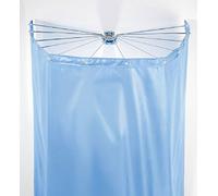 Spirella 10.11816 Ombrella Chrom - Soporte de 12 Brazos para Todas Las Cortinas para Ducha 180 cm