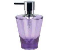 Spirella 10.13567 MAX - Dispensador de jabón líquido (acrílico, 14,5 cm x 8,5 cm), Color Violeta
