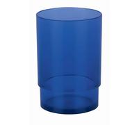 Spirella 10.16433-Vaso para Cepillo de Dientes (acrílico), Color Azul, 6.5cm x 6.5cm x 12.5cm