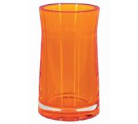 Spirella 10.17771 Sydney de acrílico, Vaso de Dientes, Transparente/Naranja