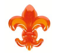 Spirella 10.17998 Lily, Gancho con Ventosa, Color Naranja