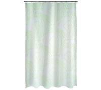 Spirella 10.18487 Textil-Duschvorhang Palma Metallic-Green, 180X200 cm Cortina METALLIC-GREEN180X200 1218487, poliéster, 180 x 200 cm
