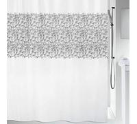 Spirella 10.18491 Textil-Duschvorhang Iroko Grey, 180X200 cm Cortina de Ducha, Poliéster, Gris, 180 x 200 cm