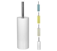 Spirella 10,5 x 10,5 x 42,0 cm, Blanco, colección Tube Ribbed, Escobilla para el Inodoro