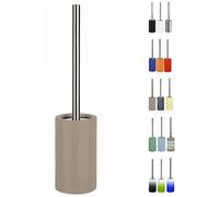 Spirella Tube Escobilla para El Inodoro, Gres, Gris (Taupe), 10.5 X 10.5 X 42.0 Cm