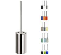 Spirella Tube Escobilla para El Inodoro, Porcelana, Plata, 10,5 x 10,5 x 42,0 cm