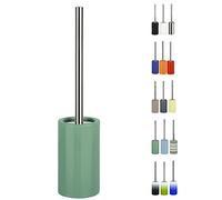 Spirella 10.5 x 10.5 x 42 cm, Verde colección Tube, Escobilla para el Inodoro, Gres