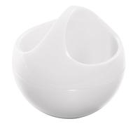 Spirella 10,5 x 10,5 x 9,5 cm, Blanco colección Bowl, Cesta, Poliestirol