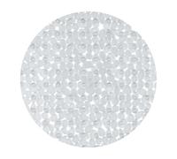Spirella colección Riverstone, Alfombrilla de Ducha Round 57,PVC,Transparente, 57 cm
