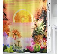 Spirella 1018476 10.18476 Textil Cortina de Ducha, poliéster, Puesta de Sol 180 x 200 cm