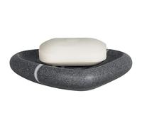 Spirella 11 x 15 x 2.5 cm, Gris colección ETNA, Bandeja para Pastilla de jabón, Polyresina