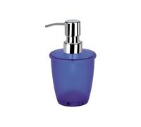 Spirella 15,5 x 9,5 x 8,5 cm, Azul colección Toronto, Dispensador de jabón líquido, Poliestirol