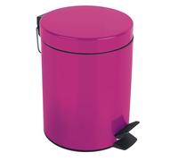 Spirella (3 litros, Rosa colección Sydney, Papelera con Pedal Ø17 x 24,5, Metal