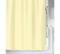 Spirella 180 x 200, Amarillo colección Primo, Cortina de Ducha Textil, 100% Polyester