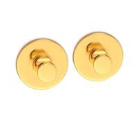 Spirella 2 Ganchos de Pared para Toallas chapados en Oro Elsie Zinc