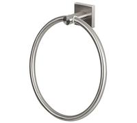 Spirella 21x21, Cromado Mate colección Nyo, Toallero en Forma de Anilla, Acero Inoxidable