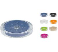 Spirella 3,0 x 10,0 x 13,0 cm, Azul colección Sydney, Bandeja para Pastilla de jabón, Acrílico