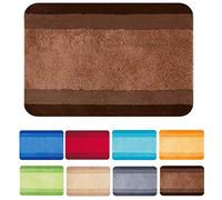 Spirella 55 x 65, Marrón colección Balance, Alfombrilla de Ducha, 90% Polyester-10% Acrílico