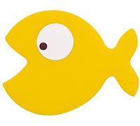 Spirella 5PCS Set, Amarillo colección Hungry, Alfombrilla de Ducha, PVC