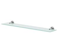 Spirella 60x12, Gris colección Campagne, Balda, Metal Cromado y Vidrio de Seguridad