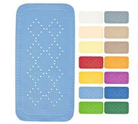 Spirella 91 x 36, Azul colección Alaska, Alfombrilla de Ducha, PVC