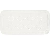 Spirella 91 x 36, colección White Alaska, Alfombrilla de Ducha, PVC