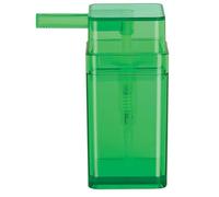 Spirella Accesorio SOBREMESA Cubo Clear Green DOSIFICADOR 1215305, Verde/nácar, 13 x 6,5 cm