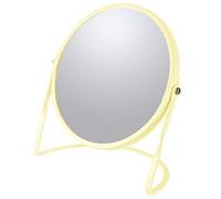 Spirella Akira-Espejo de Maquillaje (5 aumentos, Color Amarillo y Azul), Cuero, 20l x 18.4an cm
