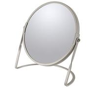Spirella Akira - Espejo de Maquillaje para baño, 5 aumentos, Color Gris Pardo Mate