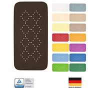 Spirella Alfobrilla de Ducha para bañera, antibacteriana, Antideslizante, con ventosas, Color Negro, Aprox. 36x71cm