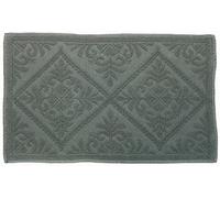 Spirella - Alfombra de baño, algodón, Gris Silver, 80 x 50 x 0.5 cm