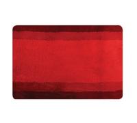 Spirella - Alfombra de baño Balance de poliéster - Antideslizante - 55 x 65 cm - Rojo - Lavable a máquina a 40 °C - 90% poliéster - 10% acrílico - Comodidad y Seguridad
