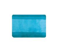 Spirella - Alfombra de baño Balance de poliéster - Antideslizante - 70 x 120 cm - Azul Turquesa - Lavable a máquina a 40 °C - 90% poliéster - 10% acrílico - Comodidad y Seguridad