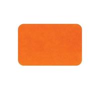 Spirella Alfombra de baño Carolina de algodón 70x120 cm Naranja