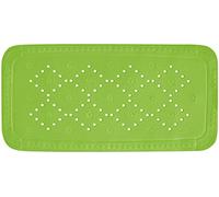 Spirella - Alfombra de baño de Espuma de PVC Alaska - Antideslizante con ventosas y Orificios de Drenaje, antimoho - Kiwi - 71 x 36 cm