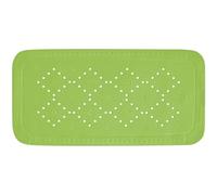 Spirella - Alfombra de baño de Espuma de PVC Alaska - Antideslizante con ventosas y Orificios de Drenaje, antimoho - Kiwi - 91 x 36 cm