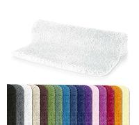 Spirella - Alfombra de baño de Microfibra Highland - Antideslizante, de Secado rápido y Lavable - 100% poliéster Suave y Duradero - Blanco - 70 x 120 cm