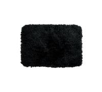 Spirella - Alfombra de baño de Microfibra Highland - Antideslizante, de Secado rápido y Lavable - 100% poliéster Suave y Duradero - Negro - 70 x 120 cm