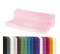 Spirella - Alfombra de baño de Microfibra Highland - Antideslizante, de Secado rápido y Lavable - 100% poliéster Suave y Duradero - Rosa Claro - 60 x 90 cm