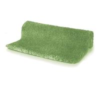 Spirella - Alfombra de baño de Microfibra Highland, Base Antideslizante, Secado rápido, Pelo de 40 mm, Lavable a máquina y Secadora - 70 x 120 cm - Oliva