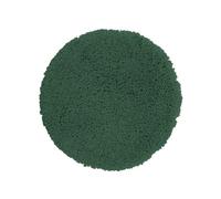 Spirella - Alfombra de baño Redonda de Microfibra Highland - Antideslizante, de Secado rápido y Lavable - 100% poliéster Duradero y Resistente - Verde Oscuro - Ø60 cm