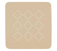 Spirella - Alfombra de Ducha de Espuma de PVC Alaska - Antideslizante con ventosas y Orificios de Drenaje, antimoho - 55 x 55 cm - Beige Bahamas