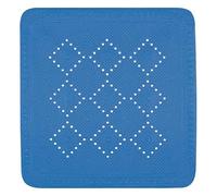 Spirella - Alfombra de Ducha de Espuma de PVC Alaska - Antideslizante con ventosas y Orificios de Drenaje, antimoho - 55 x 55 cm - Azul eléctrico