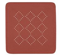 Spirella Alfombrilla de Ducha, antibacteriana, Antideslizante, con ventosas, Alaska, Terracota, Rojo, Aprox. 55 x 55 cm