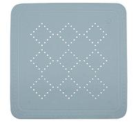Spirella - Alfombra de Ducha de Espuma de PVC Alaska - Antideslizante con ventosas y Orificios de Drenaje, antimoho - 55 x 55 cm - Gris Claro